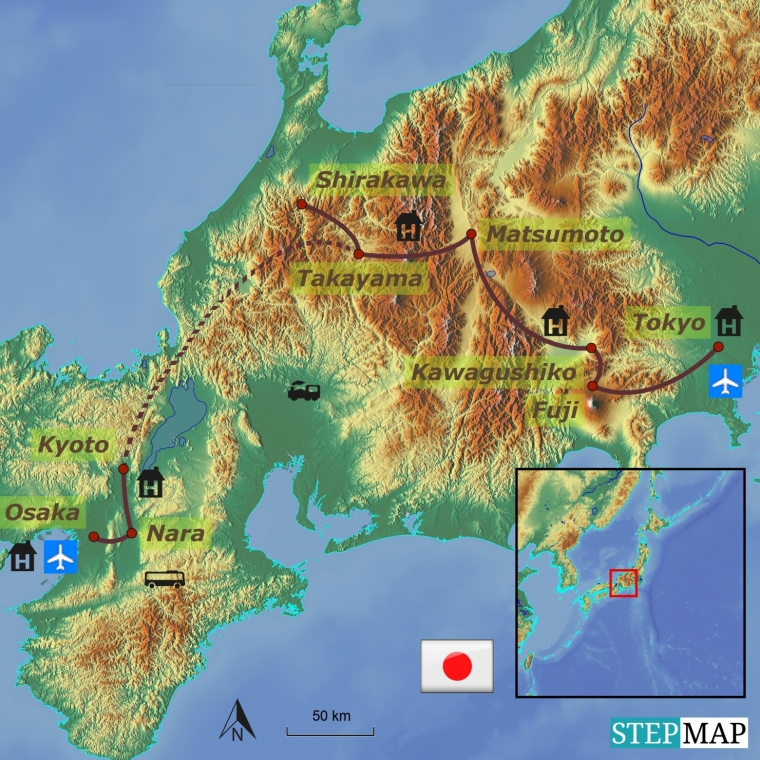 Jaapan -  kevadine ringreis, Koya mägi ja Takayama