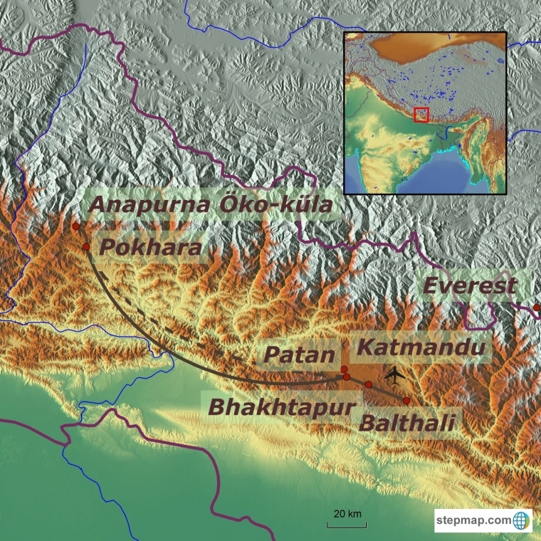 Nepal - kultuuri- ja loodusreis maailma katusel koos Diwali pidustustega